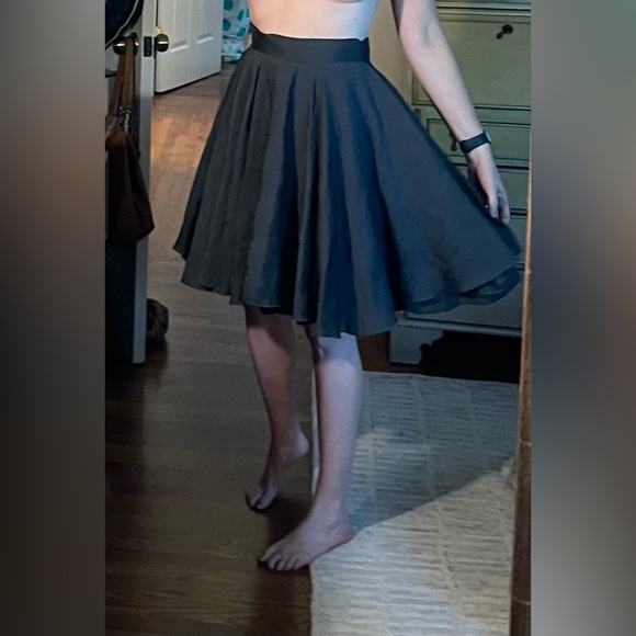 Ioanna Kourbela Gray Full Skirt Size Small - Picture 15 of 16